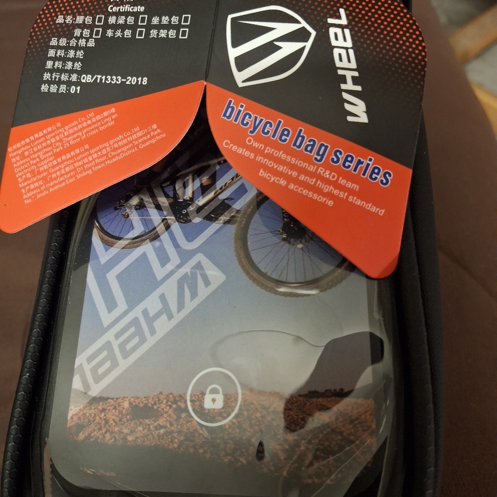 Wheel up bicycle bag series, For top cross bar.